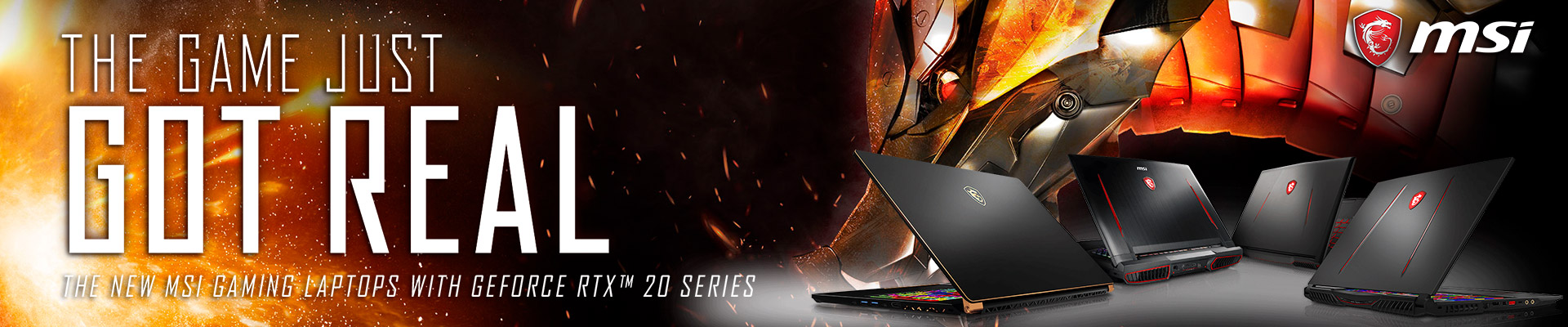 Portátiles Gaming de MSI con GeForce RTX